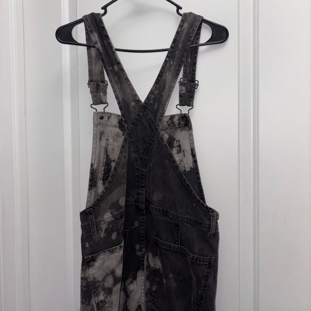 Free People Ziggy overalls in charcoal black wash Size XS We the Free denim - Picture 8 of 16
